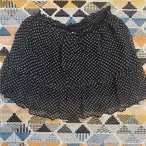 Sezane Black Polka Dot Women's Skirt